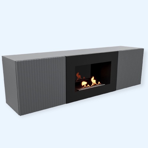BFP/P-1400L графит (1595754) Firelight Тумба с биокамином