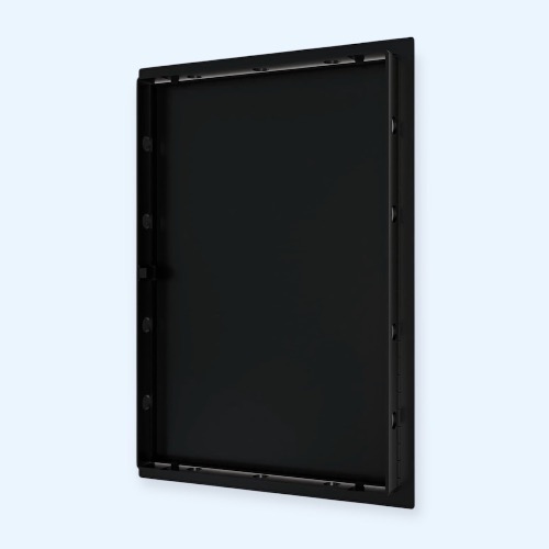 L2030N black Люк ревизионный LN фланец 200х300 нажимной 223х323 пластик black EVECS