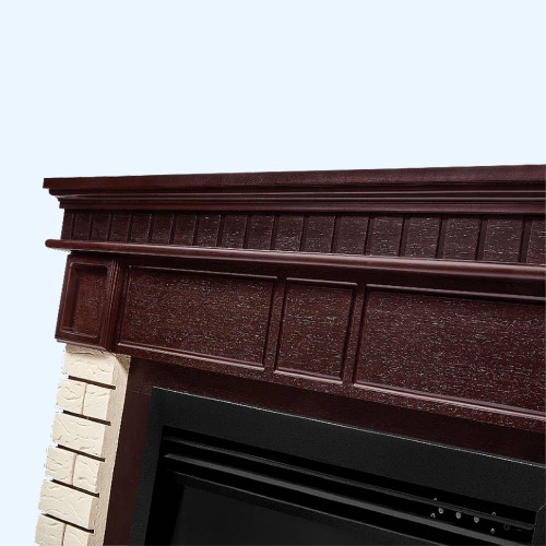 Bricks 30 камень бежевый шпон темный дуб (1202851) Firelight Портал