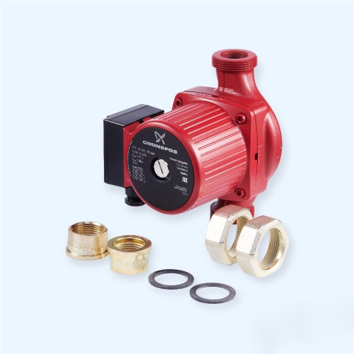 UPS 25/80 с гайками Grundfos Насос циркуляционный UPS 25/80 с гайками Grundfos Насос циркуляционный