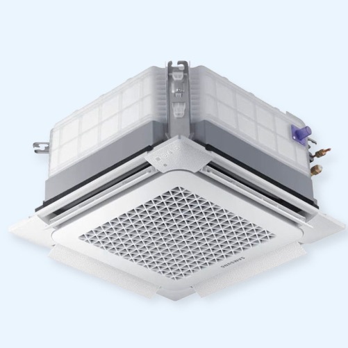 AJ035TNNDKH/EA FJM "Mini" WindFree Samsung Внутренний 4-поточный кассетный блок AJ035TNNDKH/EA FJM "Mini" WindFree Samsung Внутренний 4-поточный кассетный блок