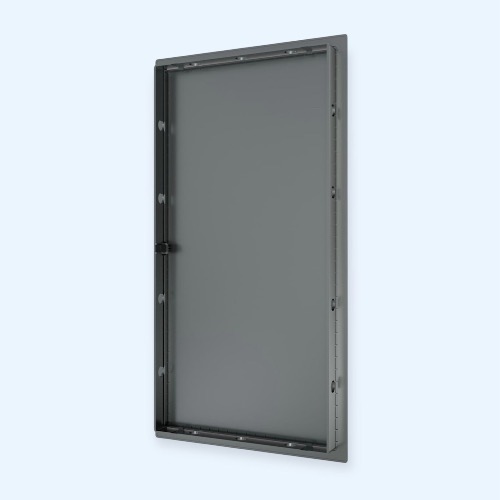 L2040N gray Люк ревизионный LN фланец 200х400 нажимной 223х423 пластик gray EVECS