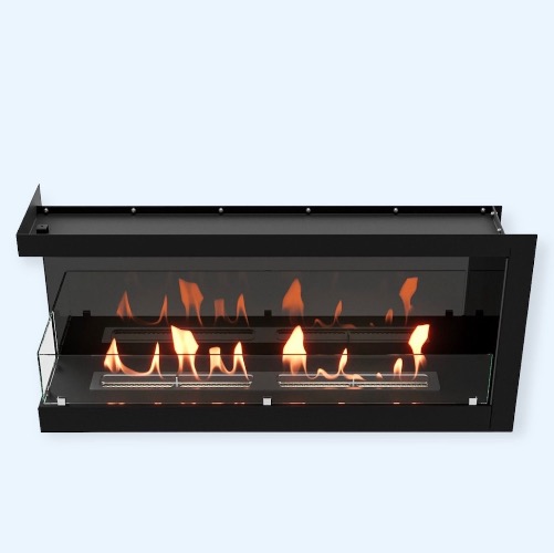 BFP-P1000LC left corner (1628073) Firelight Биокамин угловой встраиваемый