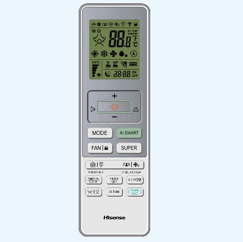 AS-10UW4RXVQH00AG VISION PRO FREE Match DC Inverter Hisense Внутренний блок настенного типа AS-10UW4RXVQH00AG VISION PRO FREE Match DC Inverter Hisense Внутренний блок настенного типа