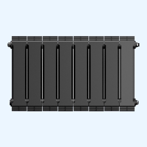 PianoForte 300 /Noir Sable - 8 секций Royal Thermo Радиатор биметаллический PianoForte 300 /Noir Sable - 8 секций Royal Thermo Радиатор биметаллический