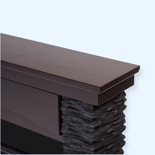 Porto Long BV (1452076) Firelight Портал камень черный, шпон венге