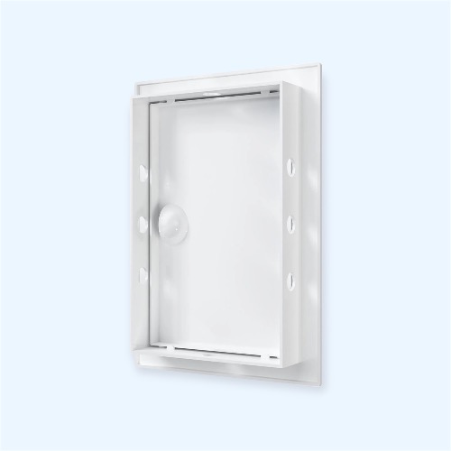 Л1015Р Люк ревизионный ЛР фланец 98х148 ручка 122х172 пластик EVECS