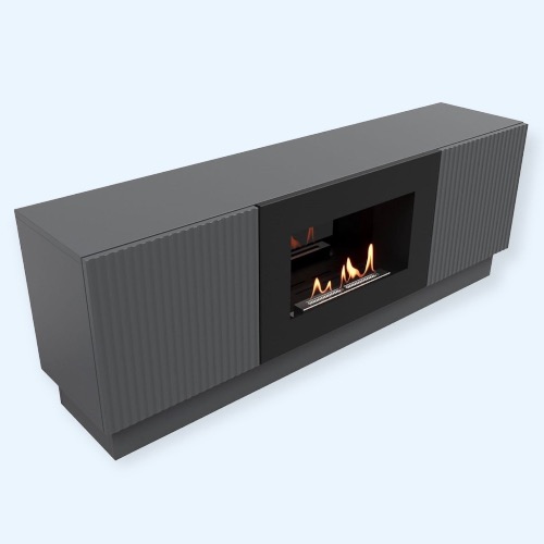 BFP/P-1400L графит (1595754) Firelight Тумба с биокамином