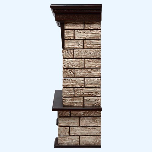 Forte Wood 30 камень коричневый шпон темный дуб (1292164) Firelight Портал