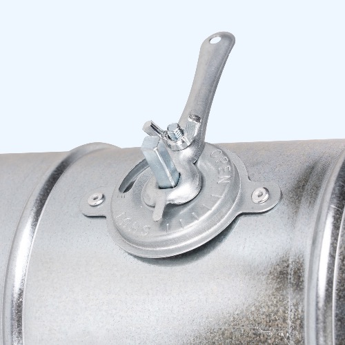 DCr 125 Shuft Воздушный дроссель-клапан с ручным приводом