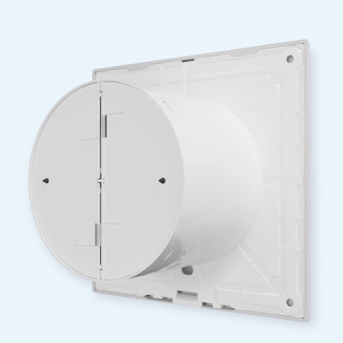 SLIM 4C Matt white DICITI Вентилятор накладной D100 обр.клапан SLIM 4C Matt white DICITI Вентилятор накладной D100 обр.клапан