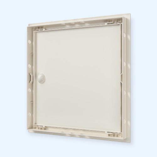 Л3030Р Ivory ЭРА (ERA) Люк ревизионный ЛР фланец 296х296 ручка 318х318 пластик Ivory EVECS