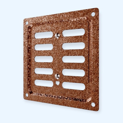 1010MER Antique copper ERA Решетка вентиляционная MER регулируемая 100x100 окраш.сталь Antique copper 1010MER Antique copper ERA Решетка вентиляционная MER регулируемая 100x100 окраш.сталь Antique copper