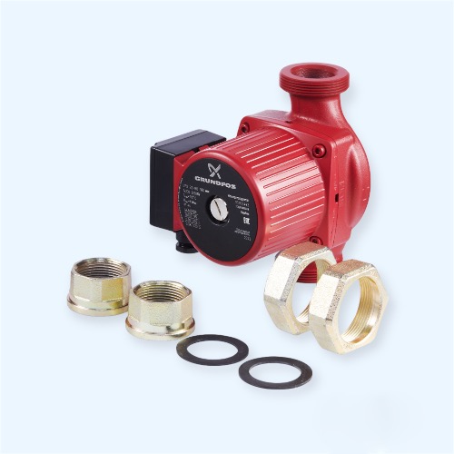 UPS 32/80 с гайками Grundfos Насос циркуляционный UPS 32/80 с гайками Grundfos Насос циркуляционный