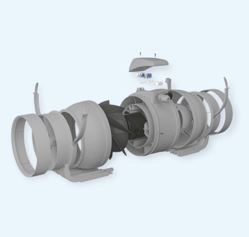 TYPHOON 160 2SP AT ERA PRO Вентилятор канальный D150/160 осевой 2 скорости AT