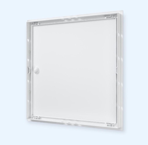 Л4040Р ЭРА (ERA) Люк ревизионный ЛР фланец 396х396  ручка 418х418 пластик EVECS Л4040Р ЭРА (ERA) Люк ревизионный ЛР фланец 396х396  ручка 418х418 пластик EVECS