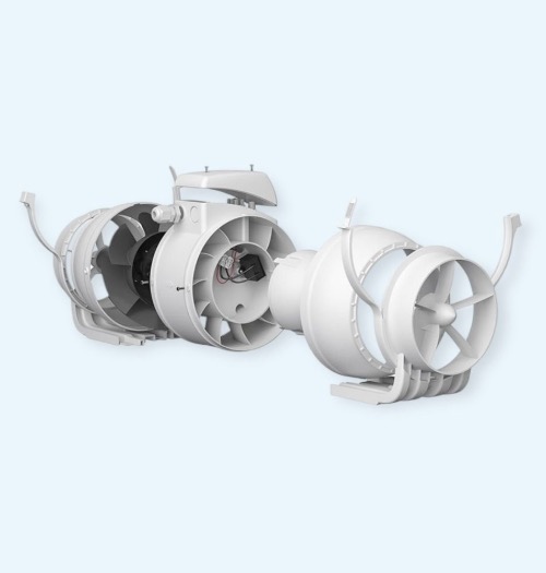 TYPHOON 125 2SP AT ERA PRO Вентилятор канальный D125 осевой 2 скорости AT