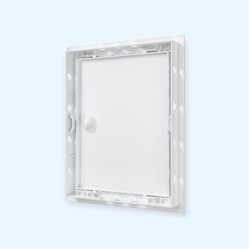 Л2025Р Люк ревизионный ЛР фланец 196х246 ручка 218х268 пластик EVECS