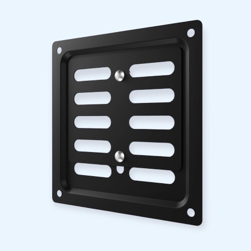 1010MER Black ERA Решетка вентиляционная MER регулируемая 100x100 окраш.сталь Black 1010MER Black ERA Решетка вентиляционная MER регулируемая 100x100 окраш.сталь Black