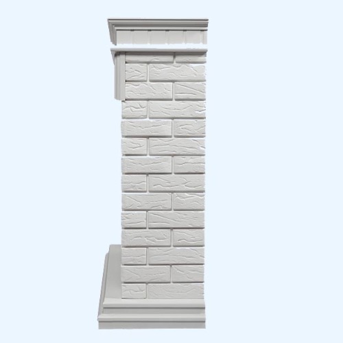 Bricks 25 камень белый, белая эмаль (1277346) Firelight Портал