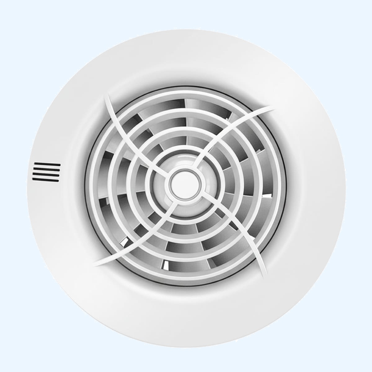 100 White Ratio Seicoi Накладной вентилятор тонкий