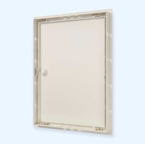 Л3040Р Ivory ЭРА (ERA) Люк ревизионный ЛР фланец 296х396 ручка 318х418 пластик Ivory EVECS