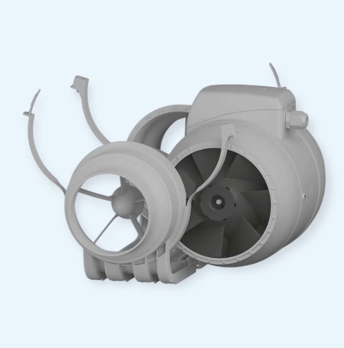 TYPHOON 100 2SP AT ERA PRO Вентилятор канальный D100 осевой 2 скорости AT