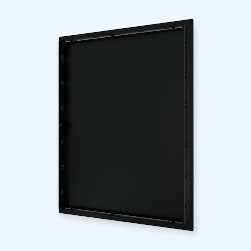 L3040N black Люк ревизионный LN фланец 300х400 нажимной 327х427 пластик black EVECS