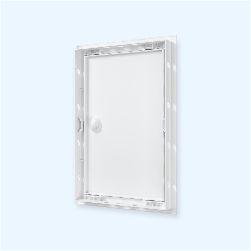 Л2030Р Люк ревизионный ЛР фланец 196х296 ручка 218х318 пластик EVECS