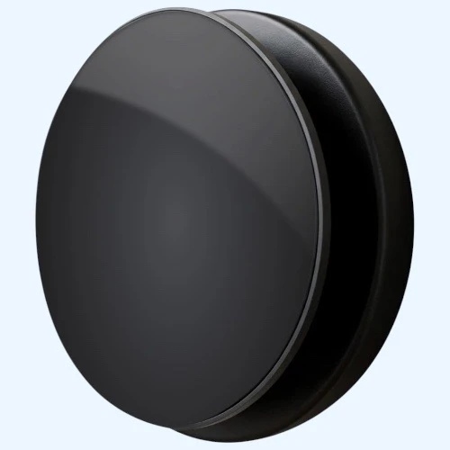 100 Matt black glass Ratio Design Seicoi Накладной вентилятор тонкий