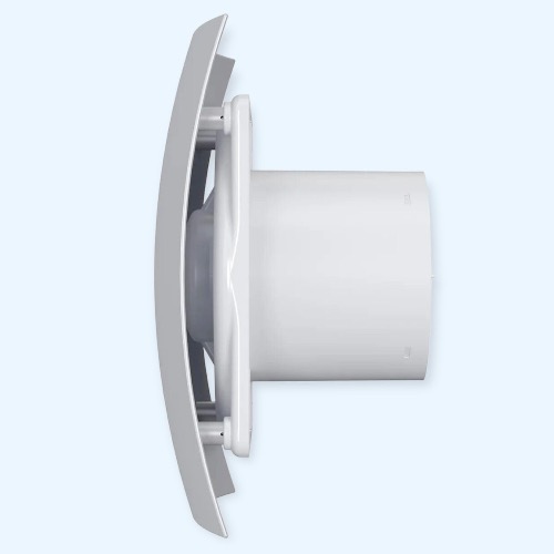 5C Gray metal Breeze DICITI Вентилятор накладной D125 обр.клапан