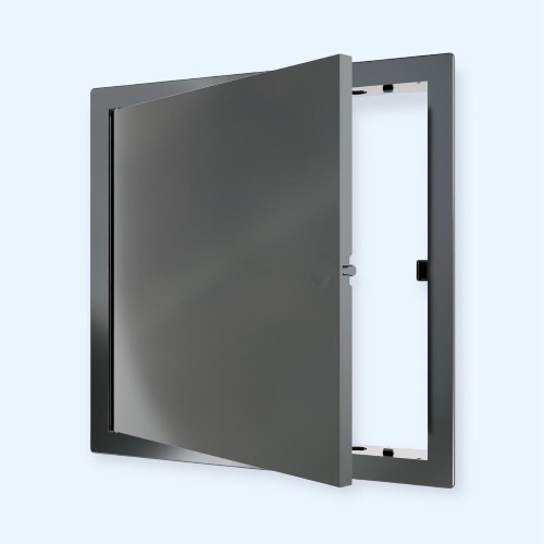 L3030N gray Люк ревизионный LN фланец 300х300 нажимной 327х327 пластик gray EVECS