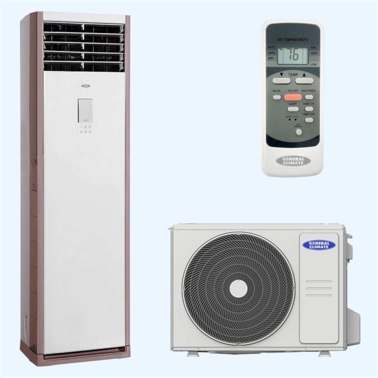 GC-FS24AR1 / GU-FS24H1 General Climate Кондиционер колонная сплит-система комплект