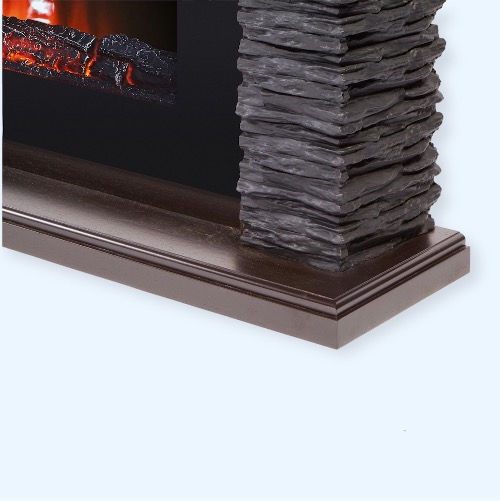 Porto Long BV (1452076) Firelight Портал камень черный, шпон венге