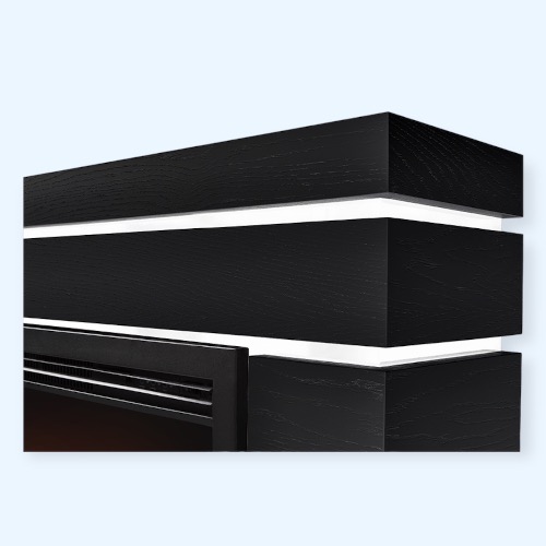 Moderno 30 шпон чёрный дуб (1241831) Firelight Портал