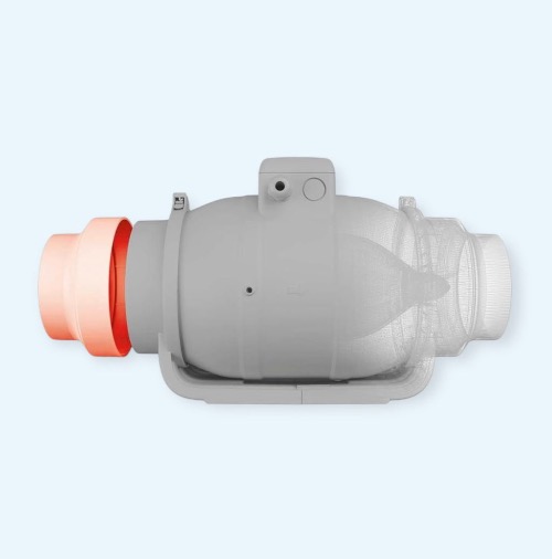 TYPHOON 100 2SP AT ERA PRO Вентилятор канальный D100 осевой 2 скорости AT