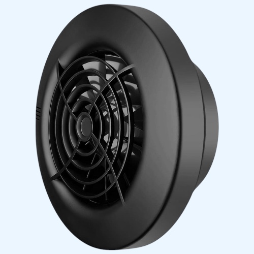 100 Matt black Ratio Seicoi Накладной вентилятор тонкий