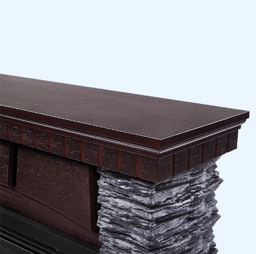 Porto 25 камень черный шпон венге (1202852) Firelight Портал