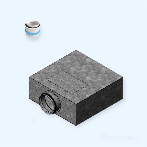 FLEXAG FL-СMP-160/90х10 HEATWAY Коллектор металлический FLEXAG FL-СMP-160/90х10 HEATWAY Коллектор металлический