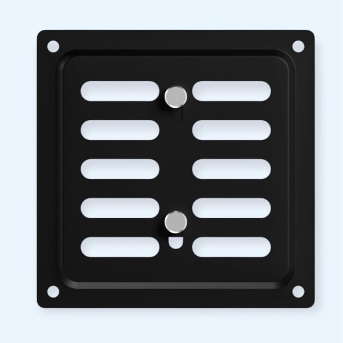 1010MER Black ERA Решетка вентиляционная MER регулируемая 100x100 окраш.сталь Black 1010MER Black ERA Решетка вентиляционная MER регулируемая 100x100 окраш.сталь Black