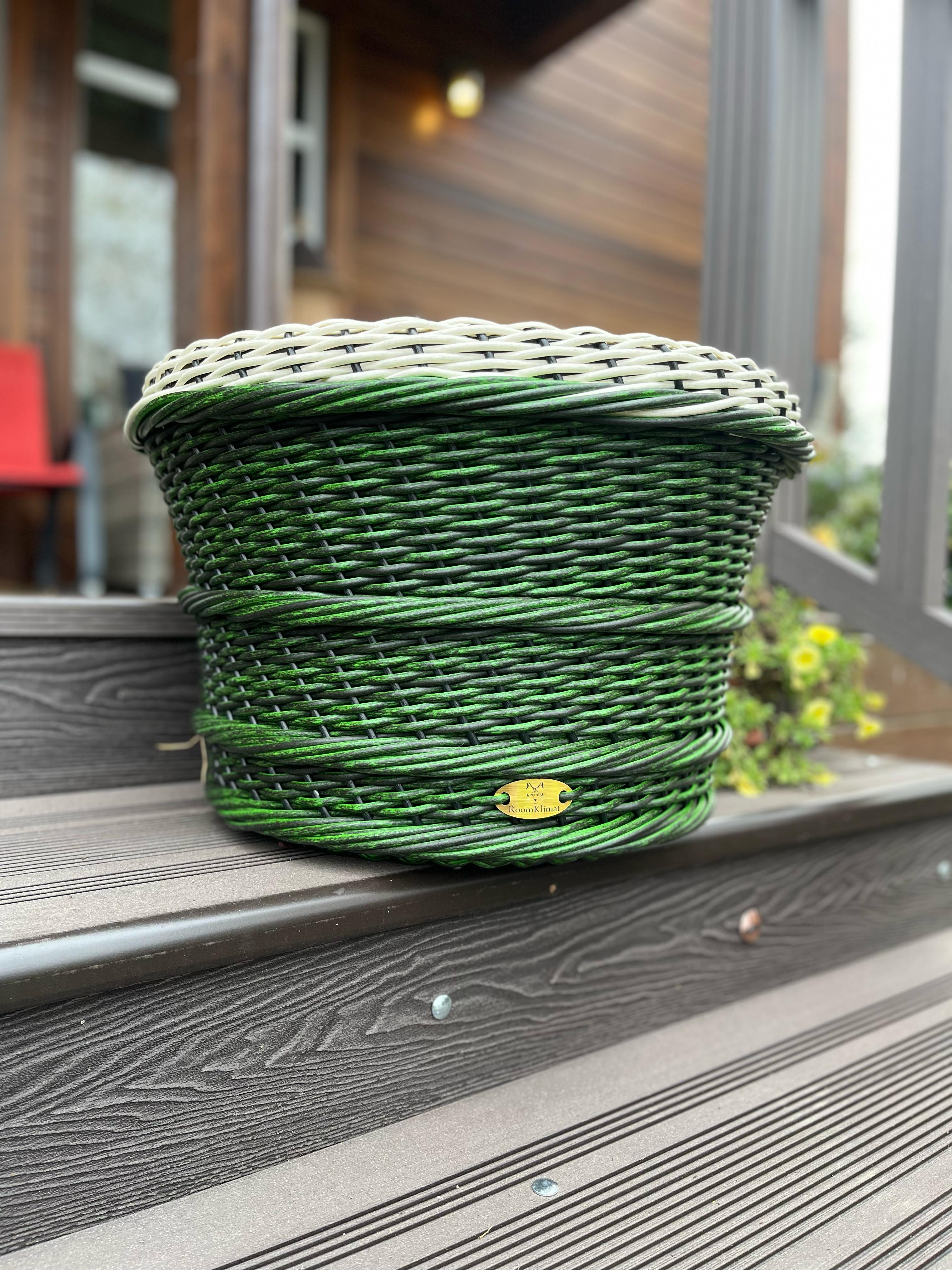 Кашпо из искусственного ротанга Чука 45 л