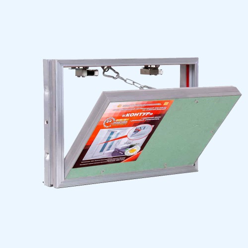 КР 30х20 КОНТУР 2.0 Люк под плитку со съемной дверцей и нажимным замком