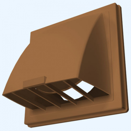 1515К12,5ФВ Выход стенной КФВ фланец D125 обр.клапан 150х150 ASA Terracotta (терракот) ERA STREETLINE