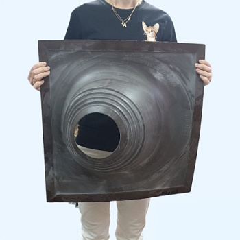 Манжета кровельная из термостойкой EPDMп резины Профи №2 коричневая (180-280 мм)