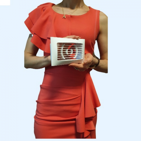 612РСФ ERA Решетка вентиляционная РСФ фланец 120х60 150x90 пластик