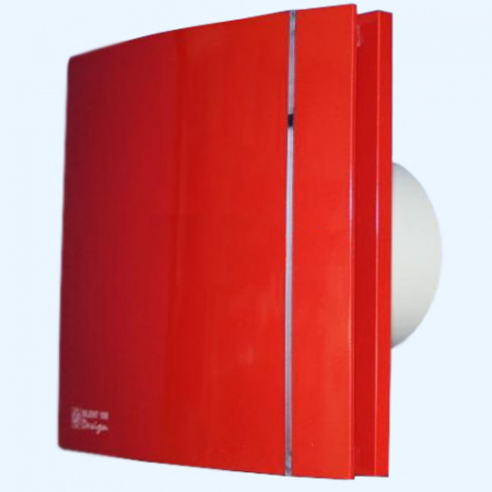 SILENT-200 CZ RED DESIGN-4C (красный) Soler&Palau Накладной бытовой вентилятор