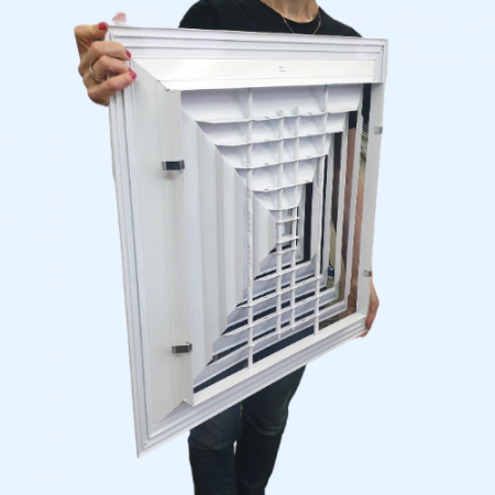 4 CA 600*600 Shuft Потолочная алюминиевая решетка