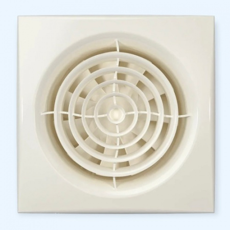 AURA 5C Ivory DICITI Вентилятор накладной D125 обр.клапан