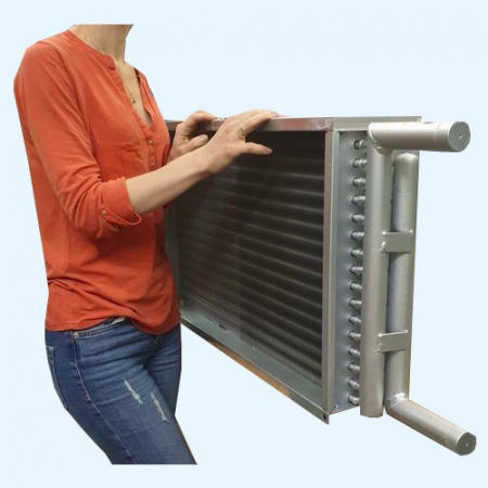 WHR 700*400-3 Shuft водяной нагреватель для прямоугольного канала