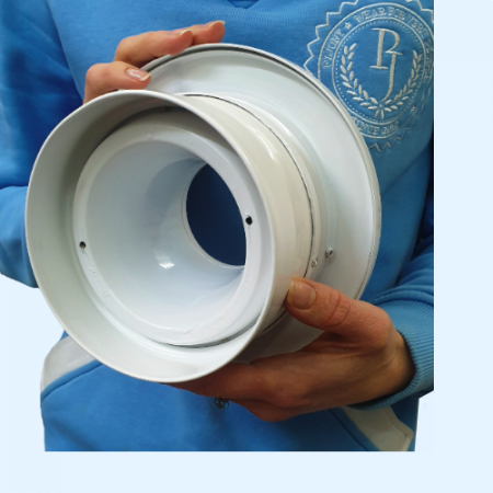 JETA 125 Shuft алюминиевый декоративный струйно-сопловый диффузор